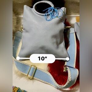 💎GENUINE LEATHER BAG, TWO IN ONE💎#BLUE